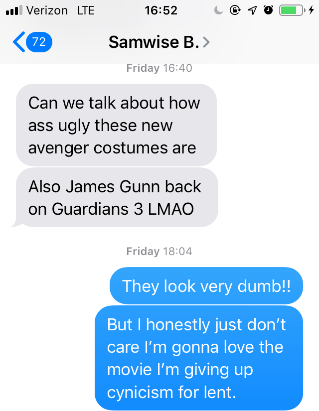 Discussing Endgame 1